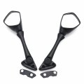 Httmt- Black Classic Left Right Rearview Motorcycle Mirrors Compatible With 2017-2021 Suzuk Gsx-r 1000 P N Mt252-038-bk