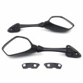 Httmt- Black Classic Left Right Rearview Motorcycle Mirrors Compatible With 2017-2021 Suzuk Gsx-r 1000 P N Mt252-038-bk
