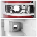 Acanii For 2009-2014 Ford F150 Styleside Pickup Truck Chrome Trim Tail Light Rear Brake Lamp Replacement Driver Side