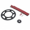 Suzuki Rmx250 Rmx 250 Red O Ring Chain And Sprocket Black 13 50 520x114l