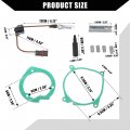 Hihaha Glow Plug Repair Kit With Pin Screen Gasket Removal Tool 12v 2kw Air Diesel Parking Heater Service For Eberspaecher