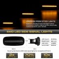 Vipmotoz Amber Full Led Side Indicator Light Front Turn Signal Blinker Lamp Replacement For Audi A4 S4 A6 A8 Allroad Tt Quattro