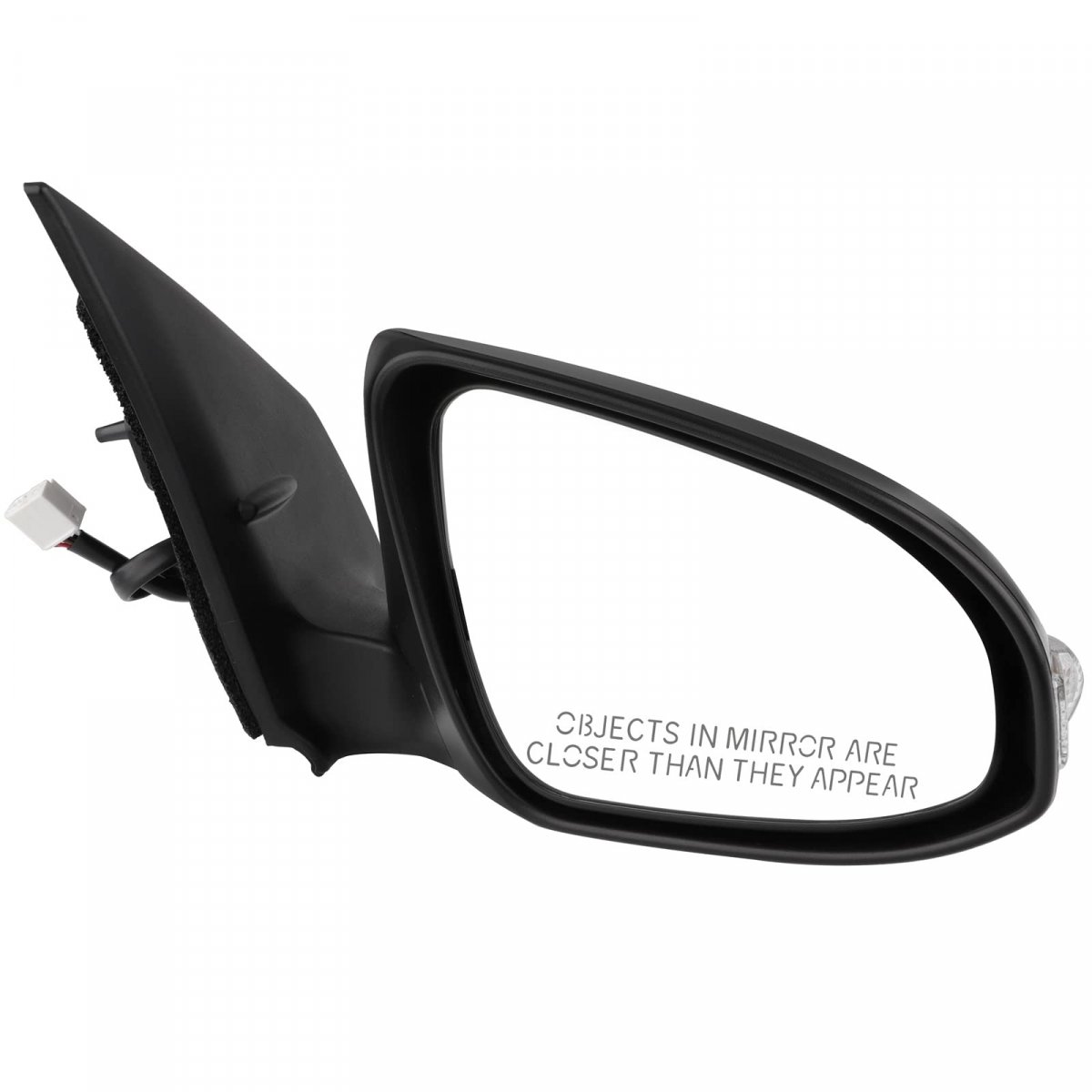 Passenger Side Mirror Exterior View Fit For 2014 Toyota Corolla Black Smooth Heat Power Adjusted Turn Indicator Outside
