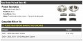 Rear Ceramic Brake Pads And Rotor Kit Compatible With 2004-2012 Mitsubishi Galant 2 4l 4-cylinder