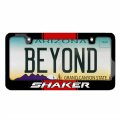 Ipick Image Made For Dodge Shaker Challenger Racing Stripe Black Metal License Plate Frame