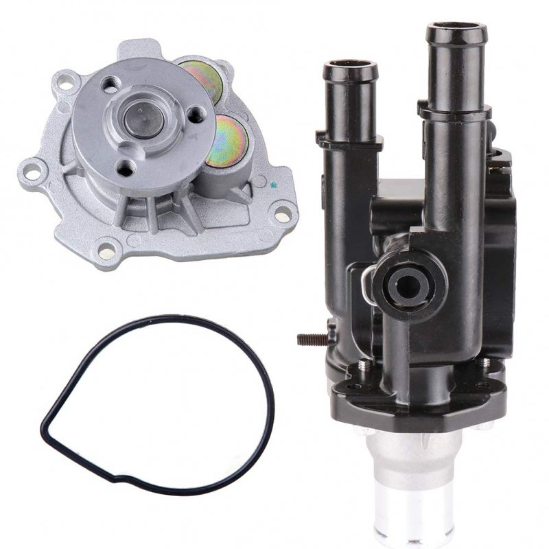 Aw6184 Water Pump Thermostat Housing Kit Replacement 21-2014 For Chevrolet Cruze 1 8l 2012-2014 Sonic 1
