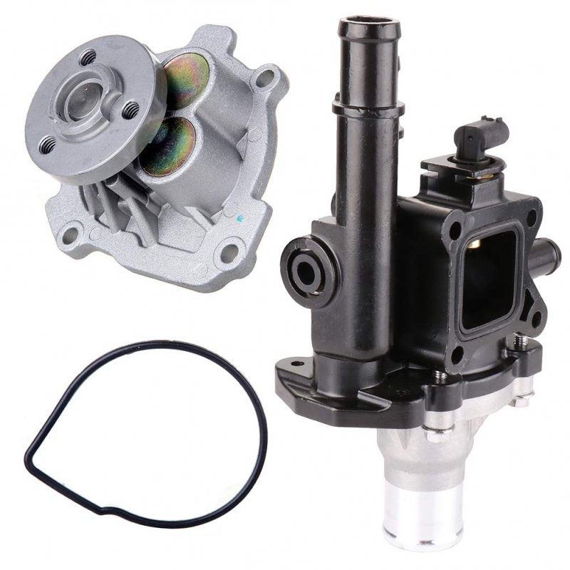 Aw6184 Water Pump Thermostat Housing Kit Replacement 21-2014 For Chevrolet Cruze 1 8l 2012-2014 Sonic 1