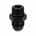 X Autohaux 2pcs Black 8an Male To M18 1 5mm Thread Tube Hardline Fuel Line Adapter Oil Gas Pipe Fitting