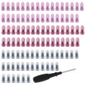Blue Elf Tire Repair Rubber Nail 3 Size Vacuum Kits Spiral Screws Fast Self-service Tool 33 Small Middle 34 Large And 1 