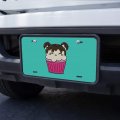 Graphics More Cute Mouse Bear Ice Cream Cupcake With Sprinkles Novelty Metal Vanity Tag License Plate