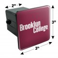 Brooklyn College Bulldogs Logo Tow Trailer Hitch Cover Plug Insert 2