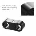 X Autohaux 8 Pcs Car An4 Hose Separator Clamp Fitting Adapter For 1 4 Fuel Oil Line Brake Aluminum Alloy Bracket Mounting