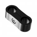 X Autohaux 8 Pcs Car An4 Hose Separator Clamp Fitting Adapter For 1 4 Fuel Oil Line Brake Aluminum Alloy Bracket Mounting