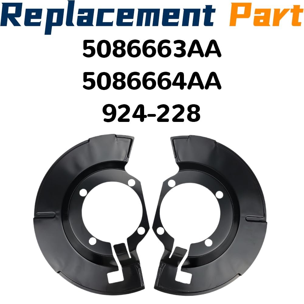924-228 Front Brake Dust Shield For Dodge Ram 2500 3500 2003 2004 2005 2006 2007 2008 Cover Guard Plate Shirld 5086663aa