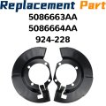 924-228 Front Brake Dust Shield For Dodge Ram 2500 3500 2003 2004 2005 2006 2007 2008 Cover Guard Plate Shirld 5086663aa