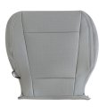 Secosautoparts Passenger Bottom Perforated Leather Cover Gray Compatible With Ford F-150 Lariat 2015-2017 F250 F350 Xlt 