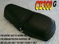 New Replacement Seat Cover Fits Cb360g And Cb360t 1974-76 Honda Cb360 G T 163