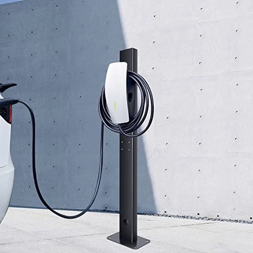 Bmzx Tesla Wall Connector Charger Pedestal Base Fits For Gen 2 3 Charging Station Ev Mounted Cable Adapter Holder Outdoor