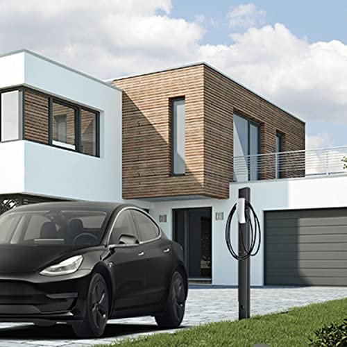 Bmzx Tesla Wall Connector Charger Pedestal Base Fits For Gen 2 3 Charging Station Ev Mounted Cable Adapter Holder Outdoor