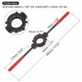 Uxcell Die Stock Handle Wrench For Metric M16-m20 Metric 5 8 -3 4 Unc Unf 45mm Od Rounds X 18mm Threading Die Holder With