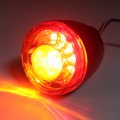 Httmt- Rear Amber Led Running Brake Turn Signal Glossy Black Indicator Light Compatible With H-d Xl 883 1200 92-17 P N