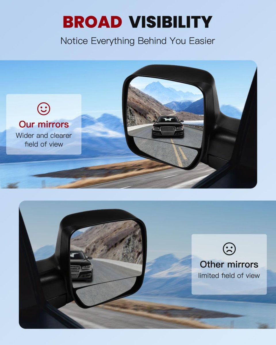 Left Side View Mirror Fit For 2003-2013 Ford E-250