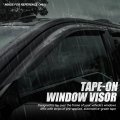 4pcs Tape-on Window Visors Deflector Rain Guard Compatible With Nissan Sentra 2013-2019 Acrylic
