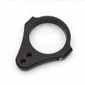 Nbvlkh 48mm Diameter Aluminum Universal Steering Damper Fork Frame Mounting Clamp Bracket Foot Fixer For Motorcycle Bike
