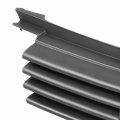 Inner Outer Model Factory Style Front Bumper Grill Grille Assembly With Frame Compatible Vw Jetta 1999-2003 Matte Black