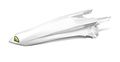 Powerflow Rear Fender For Motorcycle 1cyc-1742-42 White Plastic Modern Style 
