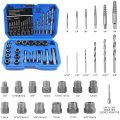 Qwork 26-piece Bolt Extractor Screw Set With Cobalt Drill Bits Nut Removers And Socket Adapter