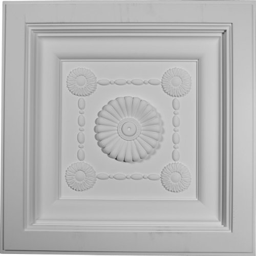 Ekena Millwork Ct24lo Logan Ceiilng Tiles 24 W X 24 H 2 7 8 P Primed