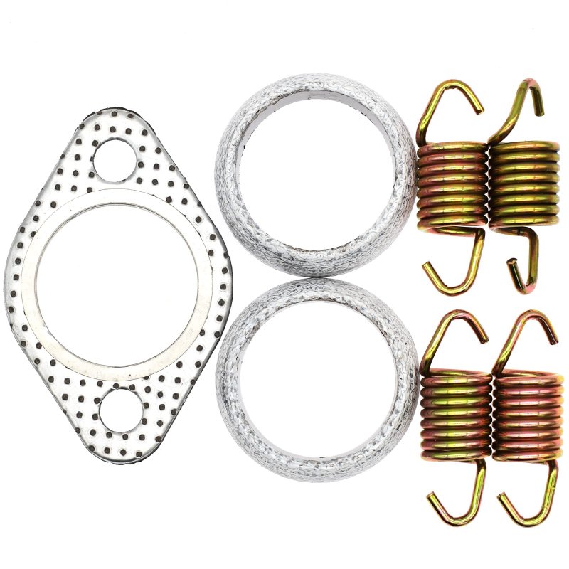Exhaust Muffler Gasket Seal Spring Rebuild Kit For Polaris Sportsman 400 450 500 Ranger 425 Scrambler Hawkeye Worker 2001 2014
