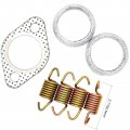 Exhaust Muffler Gasket Seal Spring Rebuild Kit For Polaris Sportsman 400 450 500 Ranger 425 Scrambler Hawkeye Worker 2001 2014