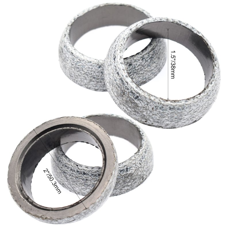 Exhaust Muffler Gasket Seal Spring Rebuild Kit For Polaris Sportsman 400 450 500 Ranger 425 Scrambler Hawkeye Worker 2001 2014