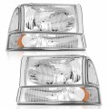 Aintier Automotive Headlight Assemblies Fit Ford Excursion 2000 Ford 2001d For 2002 For 2003 For 200ier Automotive Headlight