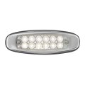 Grand General 78569 Light Ultra Thin Spyder White 12-led Interior With S S Rim 