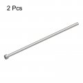 Uxcell Straight Ejector Pins 6 5mm 1 4 Dia 65mn Steel Round Tip Punch 200mm 8 Long For Mechanical Maintenance 2pcs