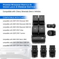 Driver Window Door Lock Passenger And Mirror Switch Kit For Gmc Sierra 1500 2500 Hd 3500 2007 2013 With Removal Tool