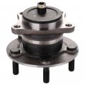 Ocpty New Wheel Hub Bearings Rear 4 Lugs With Abs Compatible For Mazda 2009-2013 Oe 512409 Pack Of 1