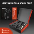A-premium Set Of 8 Ignition Coil Pack And Iridium Spark Plugs Compatible With Subaru Forester 2019-2022 Crosstrek 2021-2022 2