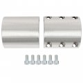 Hecasa Split Collar Tube Clamp Compatible With 1-3 4 Inch Od Utv Roll Bar Clamps Weldable Bolt On Cage Mounts 1 Pcs