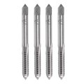 Yxq M5 X 0 8mm Tap Machine Hss Metric Right Hand Thread 3 Straight Flute Taps Taper And Plug 4pcs 