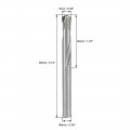 Uxcell Cemented Carbide Twist Drill Bits 9mm Metal Cutter For Stainless Steel Copper Aluminum Zinc Alloy Iron 4 Pcs