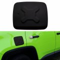 Yoursme Exterior Fuel Filler Cap Aluminum Door Gas Tank Cover Trim Decoration Black For Jeep Renegade 2015 2016 2017 2018 2019 