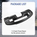 Jdmspeed Instrument Dash Cluster Bezel Panel Replacement Compatible With Diesel Engines Only 1994-1997 Ford F250 F350 F Series