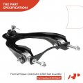 A-premium Front Left Upper Control Arm With Ball Joint Bushing Compatible Honda Civic 1992-1995 Del Sol 1993-1997 Acura Integra