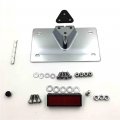 Httmt- Motorcycle Chrome Layback License Plate Mounting Kit 7 25 X4 Compatible With H-d Low Rider Fxdl
