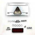 Httmt- Motorcycle Chrome Layback License Plate Mounting Kit 7 25 X4 Compatible With H-d Low Rider Fxdl