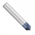 Kodiak Cutting Tools Kct2817 Solid Carbide Chamfer Mill Altin Coated 90 Degree 2 Flute Shank 1 8 Diameter 1-1 2 Overall Length 